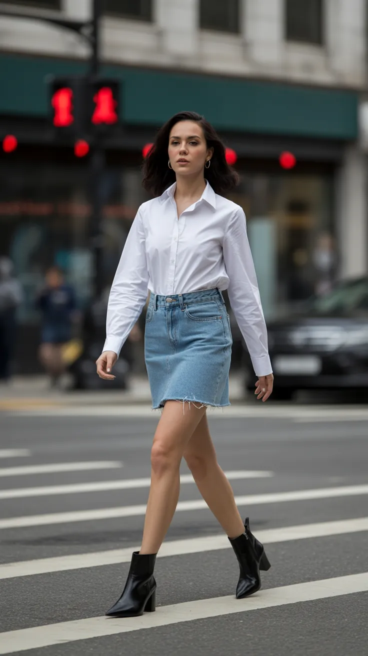 21 White Long Sleeve Shirt Outfit Ideas That Are Clean Effortless 