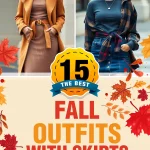 15 Fall Outfits with Skirts That Mix Cozy Layers & Feminine Style