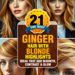 ginger hair with blonde highlights