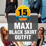 Trendy 15 Maxi Black Skirt Outfit Ideas for Effortless Elegance