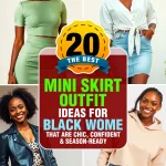 mini skirt outfit black women
