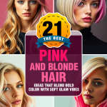 pink and blonde hair