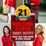 21 Red Long Sleeve Shirt Outfit Ideas That Turn Heads in Every Season