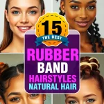 15 Rubber Band Hairstyles for Natural Hair That Are Stylish, Fun & Protective