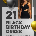 black birthday dress