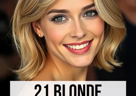 blonde layered hair