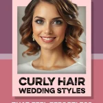 curly hair wedding styles