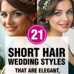 short hair wedding styles