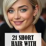 short hair with layers