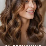 Brown Hair with Caramel Highlights