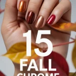 fall chrome nail colors