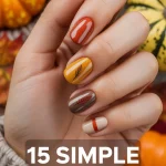 simple fall nail designs