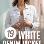 white denim jacket outfit