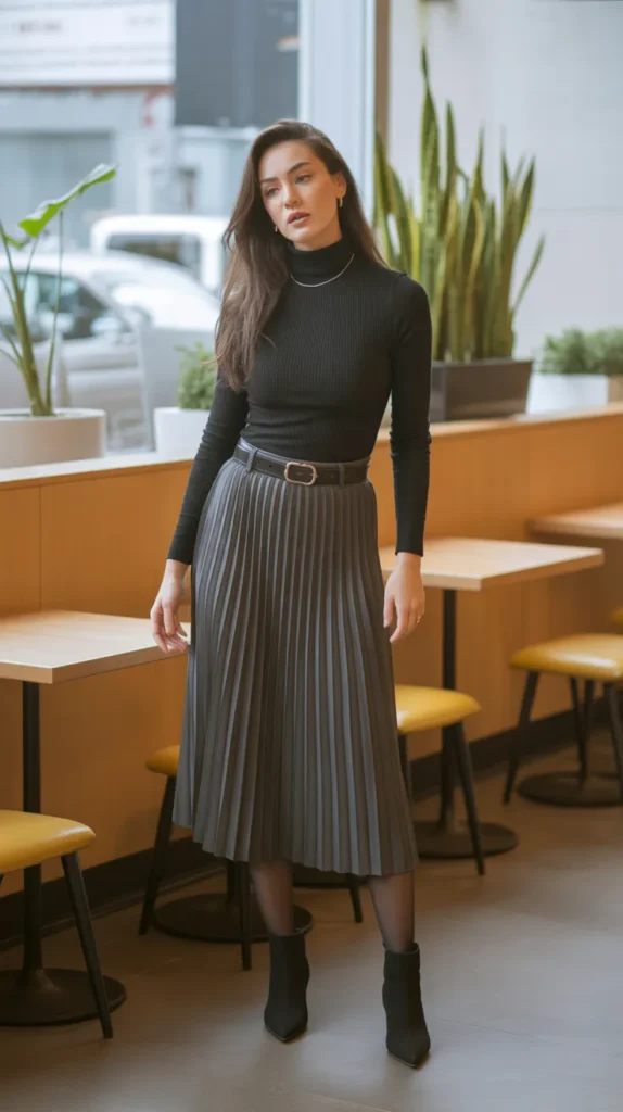 15 Pleated Skirt Outfit Ideas Styled With Girly Fashion Vibes