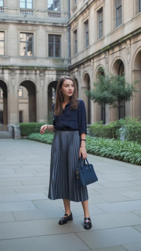 15 Pleated Skirt Outfit Ideas Styled With Girly Fashion Vibes
