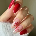 💅 17 Red French Tip Nails With a Sharp, Polished Chic Nails Finish ❤️✨