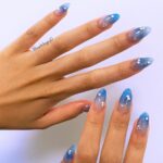 17 Blue Ombre Nails Inspired by Ocean Tones for Beach Nails Fashion image by @nailsbyjoj0
