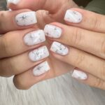 18 White French Tip Nails With Clean Edges That Define Classy Nails Fashion image by @godalming_diamondnails