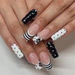 20 Black Gel Nails Ideas for Elegant Nails That Feel Timeless & Chic Fashion image by @savsnailstudios