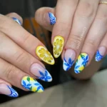 🍋 19 Lemon Yellow Nails You’ll Want to Save Before Your Next Nail Appointment Fashion image by @nail.bymazy