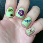 💚 18 Forest Green Nails Ideas Everyone Will Love to Try This Season Fashion image by @nbnailart
