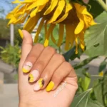 💛 17 Sunflower Yellow Nails That Feel Like Pure Sunshine on Your Fingertips Fashion image by @sparkle_nail_studio29