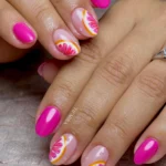 βοΈ 19 Simple Summer Nails Ideas That Feel Clean, Cute & Effortless Fashion image by @tifarra_nail_studio
