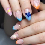 🌞 19 Almond Summer Nails That Make Every Hand Movement Look Elegant Fashion image by @cigdems_nailart