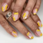 14 Sunflower Nails Design Ideas for the Cutest Nails You’ll Want to Try 🌻 Fashion image by @jewelsoshiny