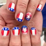 π 19 Simple Patriotic Nails That Keep Red, White & Blue Effortlessly Chic Fashion image by @lakeoswegonails