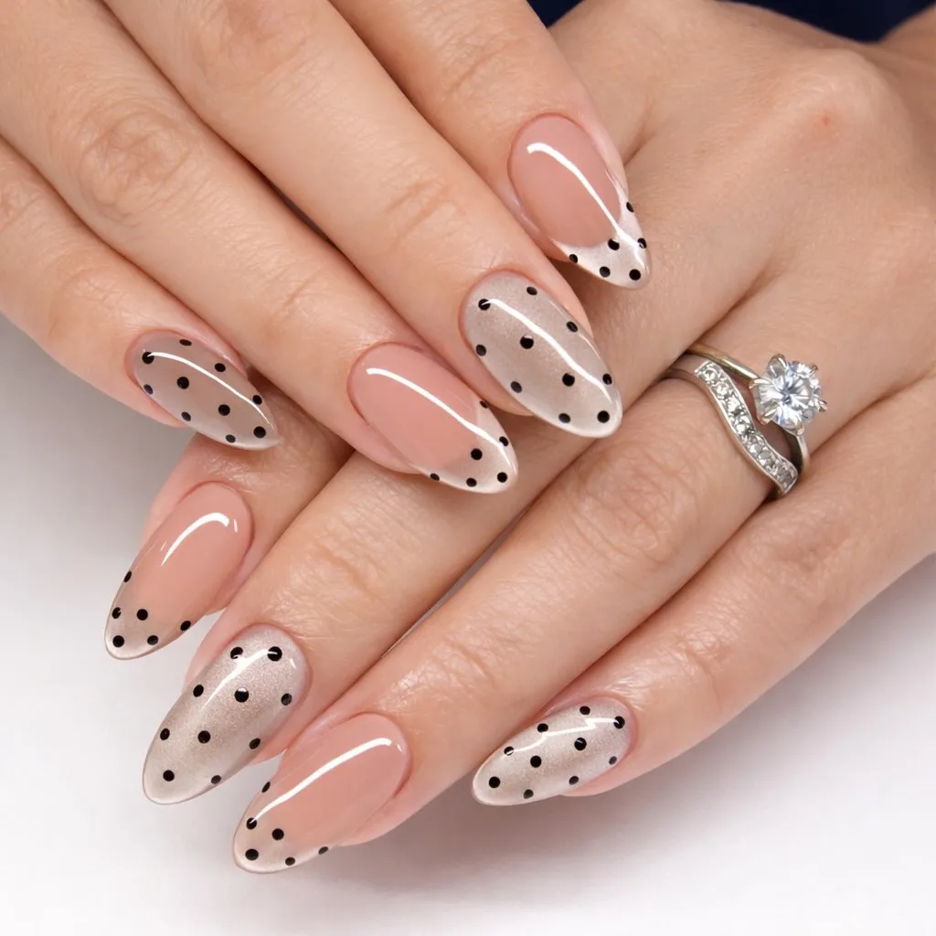 Bright red solids with red polka-dot accents