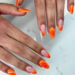 🧡 19 Orange Ombre Nails for Girls Who Love Warm, Glowing Colors Fashion image by @glamournailsunion_ky
