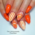 π§‘ 20 Nails Orange That Bring Happy, Confident Vibes to Every Mani Fashion image by @ewajnails997