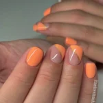 π΄ 18 Orange and Green Nails That Bring Tropical Energy to Every Fingertip Fashion image by @nailswithnickiinc