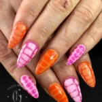 πΊ 19 Pink and Orange Nails That Bring Vacation Energy to Your Fingertips Fashion image by @ghoulbeautyx