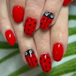 🎨 20 Green Polka Dot Nails That Prove Dots Are Never Out of Style Fashion image by @nails_and_beauty_by_daisy