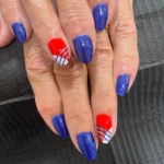β€οΈπ€π 18 Fourth of July Nails Simple Styles for Girls Who Love Clean Beauty Fashion image by @sylverrosenails
