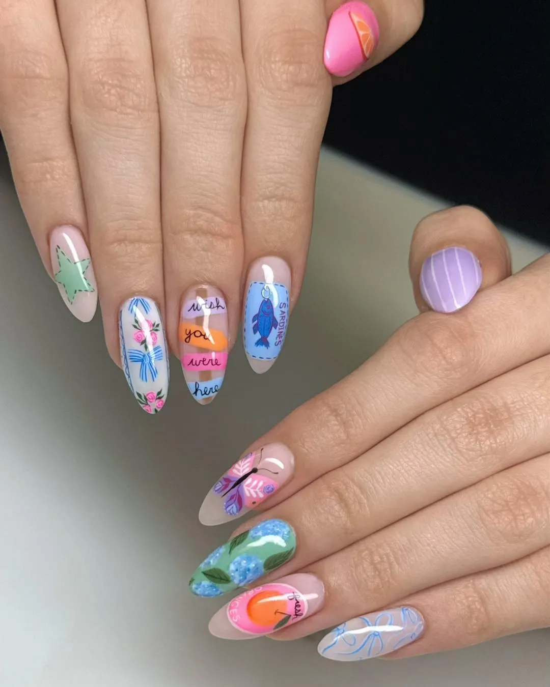 Illustrated Mix with Text Details