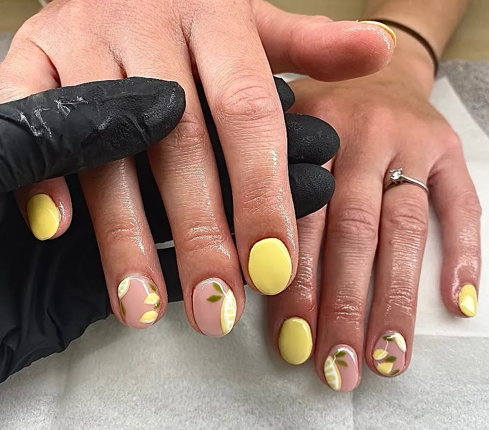 Pastel Yellow with Lemon Accents