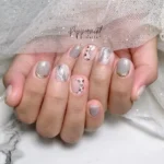 🌸 18+ Wedding Nails Ideas Worth Falling in Love With Before You Say “I Do” Fashion image by @peppermint.nails