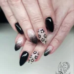 🌙 17 Trendy Black Ombre Nails for a Soft Yet Bold Look Fashion image by @mericlenails