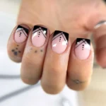 💅 17+ Gorgeous Black Square Nails for a Clean Modern Mani Fashion image by @nail.bath