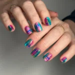 🌟 18 Trendy Cat Eye Plaid Nails Perfect for a Bold and Elegant Manicure Fashion image by @jark.nails