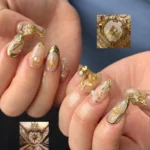 π 18+ Glamorous Gold French Nails That Shine with Sophisticated Style Fashion image by @qquirkynails