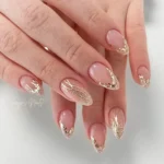 🌟 16+ Chic Gold Glitter Nails That Add Instant Magic to Your Mani Fashion image by @taryns.nails