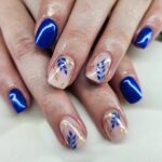 💙 19+ Stunning Blue and Gold Nails Inspired by Ocean Luxury Fashion image