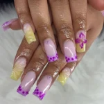 β¨ 18 Chic Yellow Nails Ideas for the Happiest Manicure Ever Fashion image by @phierce.fairy