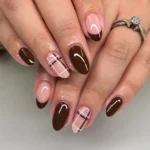 🍁 18 Elegant Simple Fall Nails Inspired by Nature’s Warm Colors Fashion image by @tiara_nails_hi