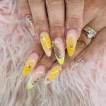 ✨ 18+ Trendy Yellow Ombre Nails You’ll Be Obsessed With Fashion image by @__nailsbyanna