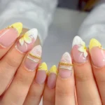 π19 Chic Blue and Yellow Nails You’ll Absolutely Love This Year Fashion image by @polished_by_paisley